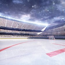 Фотообои Хоккей каток стадион