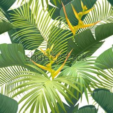 Фотообои Тропические пальмовые листья